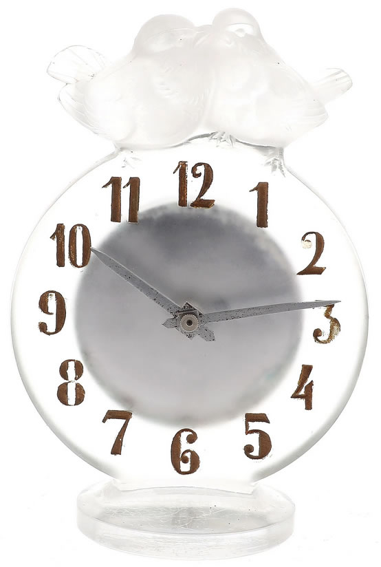 R. Lalique Antoinette Clock
