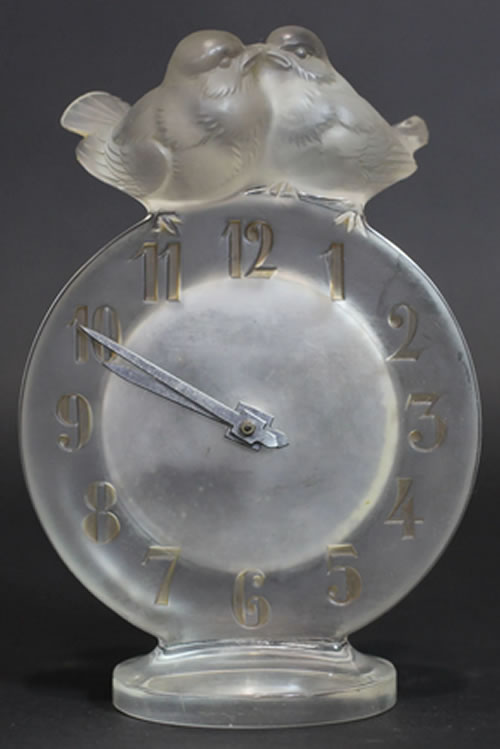 R. Lalique Antoinette Clock