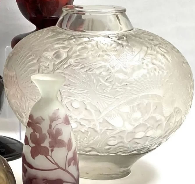 R. Lalique Aras Vase