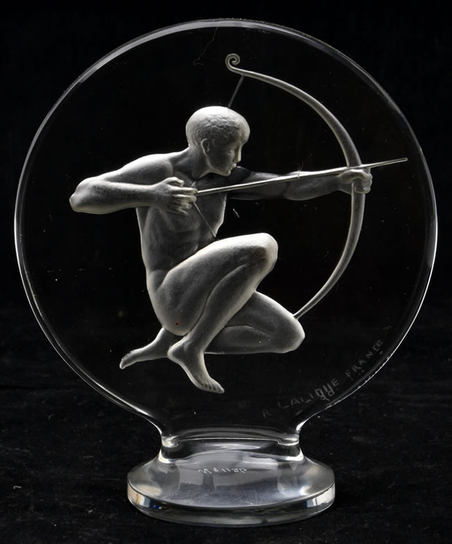 R. Lalique Archer Car Mascot