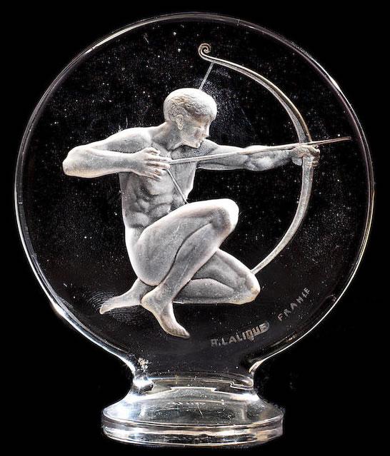 R. Lalique Archer Hood Ornament