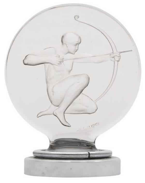 R. Lalique Archer Hood Ornament