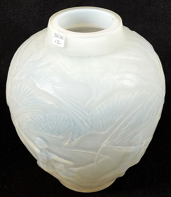 R. Lalique Archers Vase