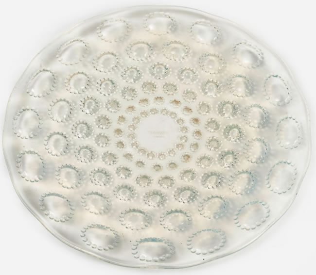 R. Lalique Asters Plate