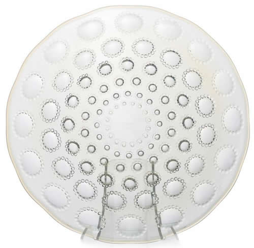 R. Lalique Asters Plate
