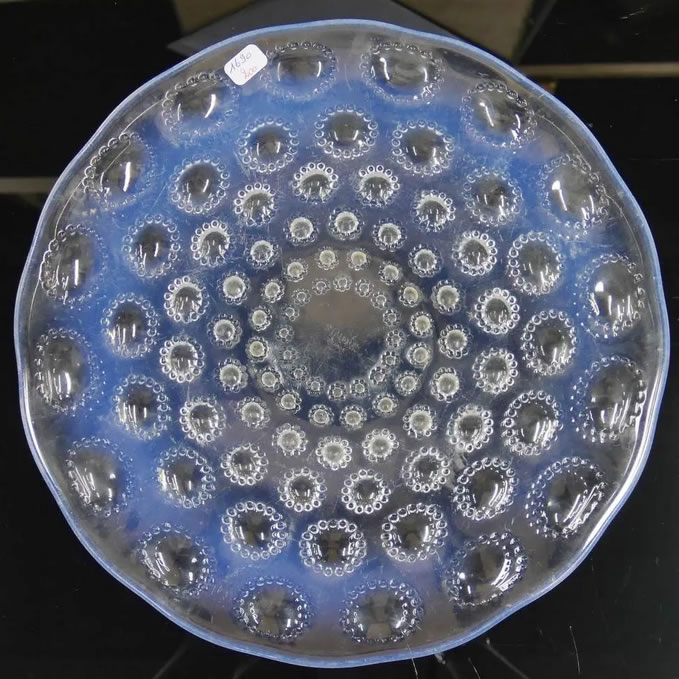 R. Lalique Asters Plate