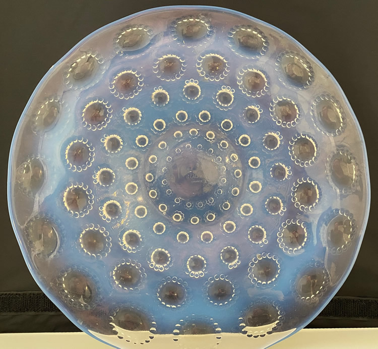 R. Lalique Asters Plate