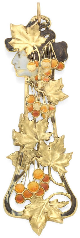 R. Lalique Autumn Pendant