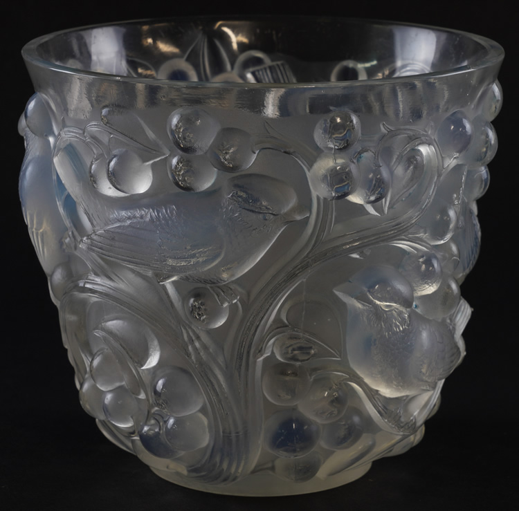 R. Lalique Avallon Vase