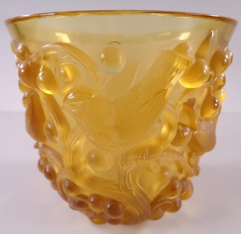 R. Lalique Avallon Vase