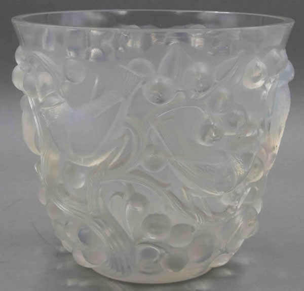 R. Lalique Avallon Vase