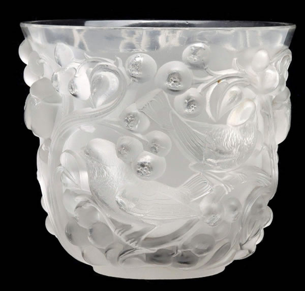 R. Lalique Avallon Vase
