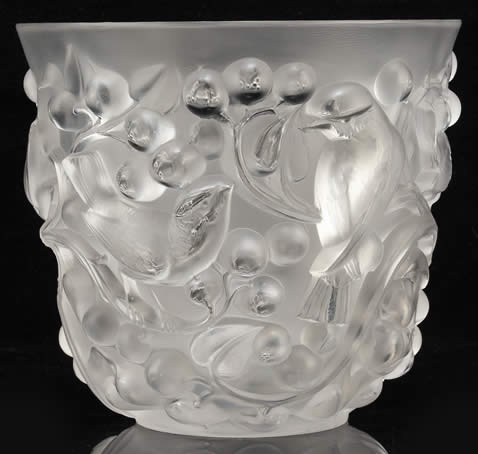 R. Lalique Avallon Vase