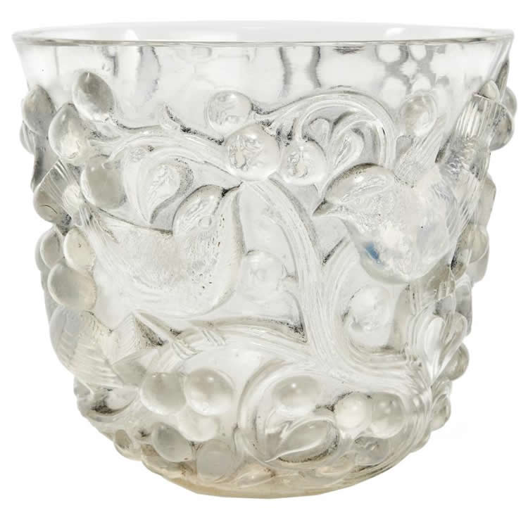 R. Lalique Avallon Vase