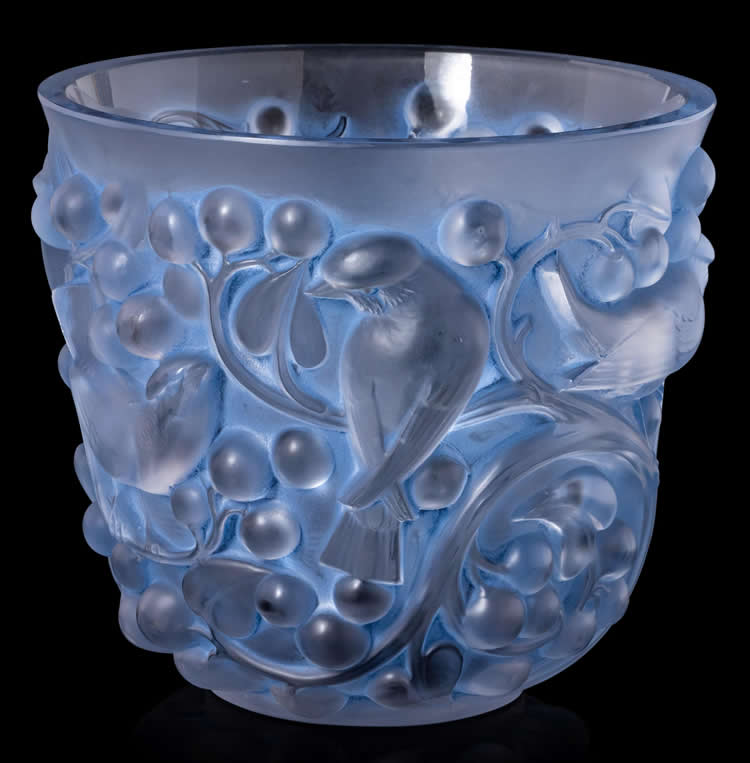 R. Lalique Avallon Vase