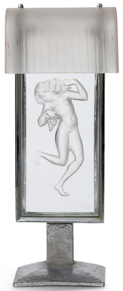 R. Lalique Bacchante Lamp