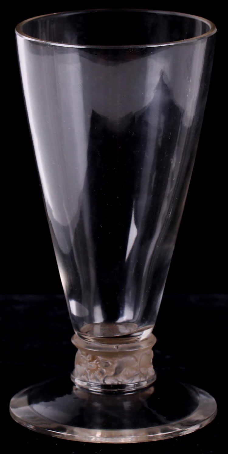 R. Lalique Bague Chiens Glass