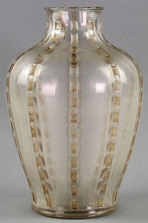 R. Lalique Bandes De Roses Vase