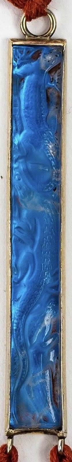 Rene Lalique Barrette Lezards Pendant
