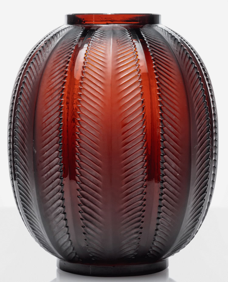 R. Lalique Biskra Vase
