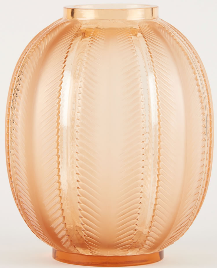 R. Lalique Biskra Vase