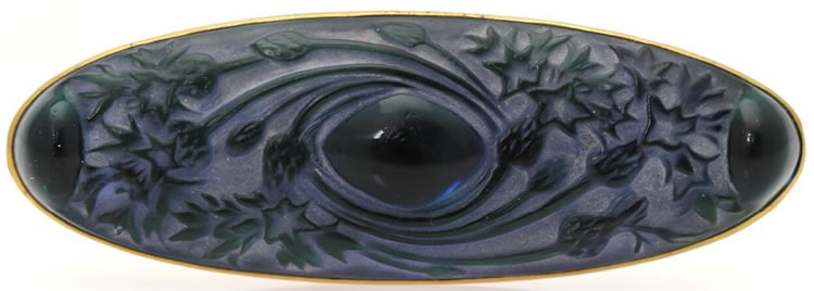 R. Lalique Bluets en tourbillon Brooch