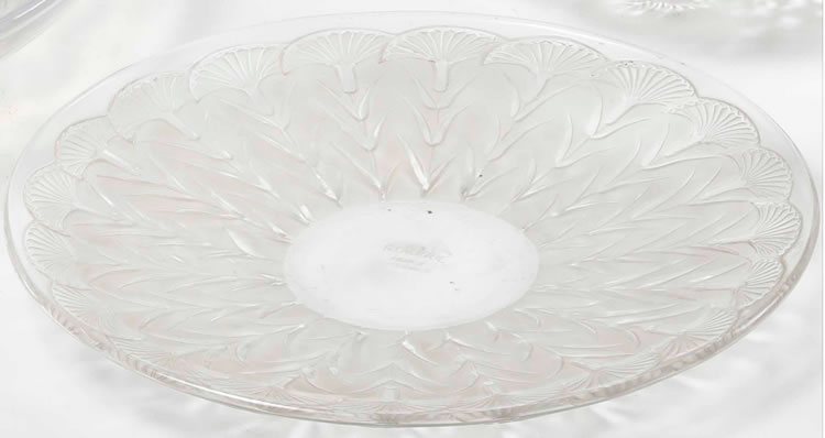 R. Lalique Bluets Plate