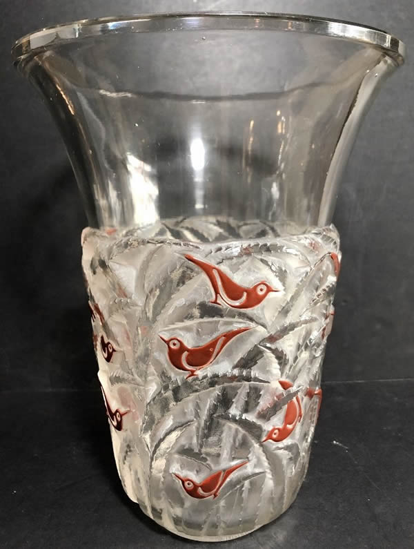 R. Lalique Borneo Vase