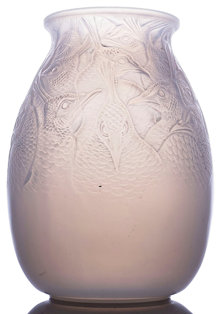 R. Lalique Borromee Vase