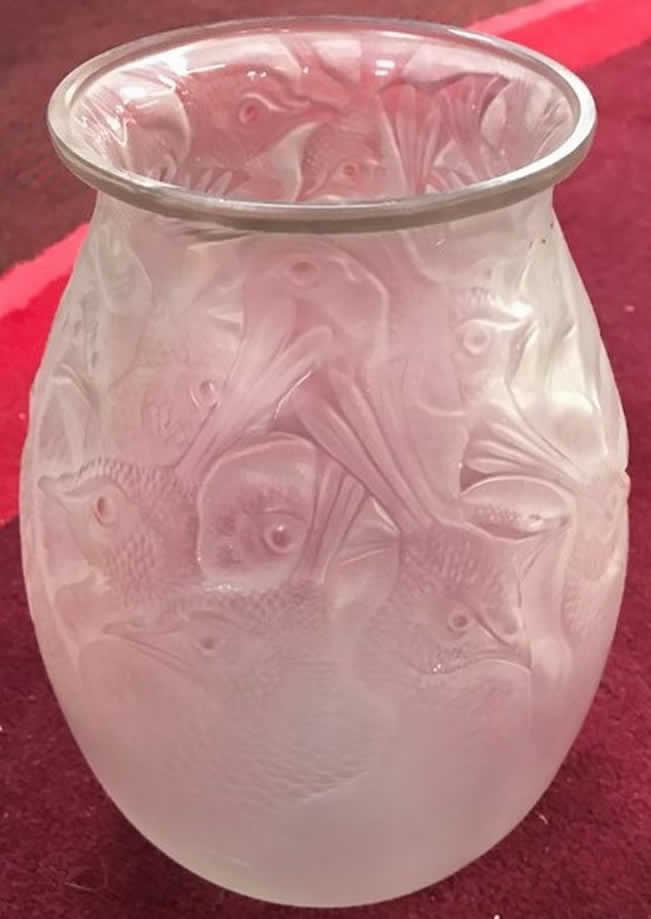 R. Lalique Borromee Vase
