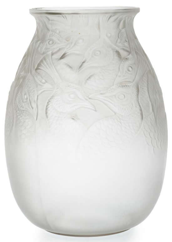 R. Lalique Borromee Vase