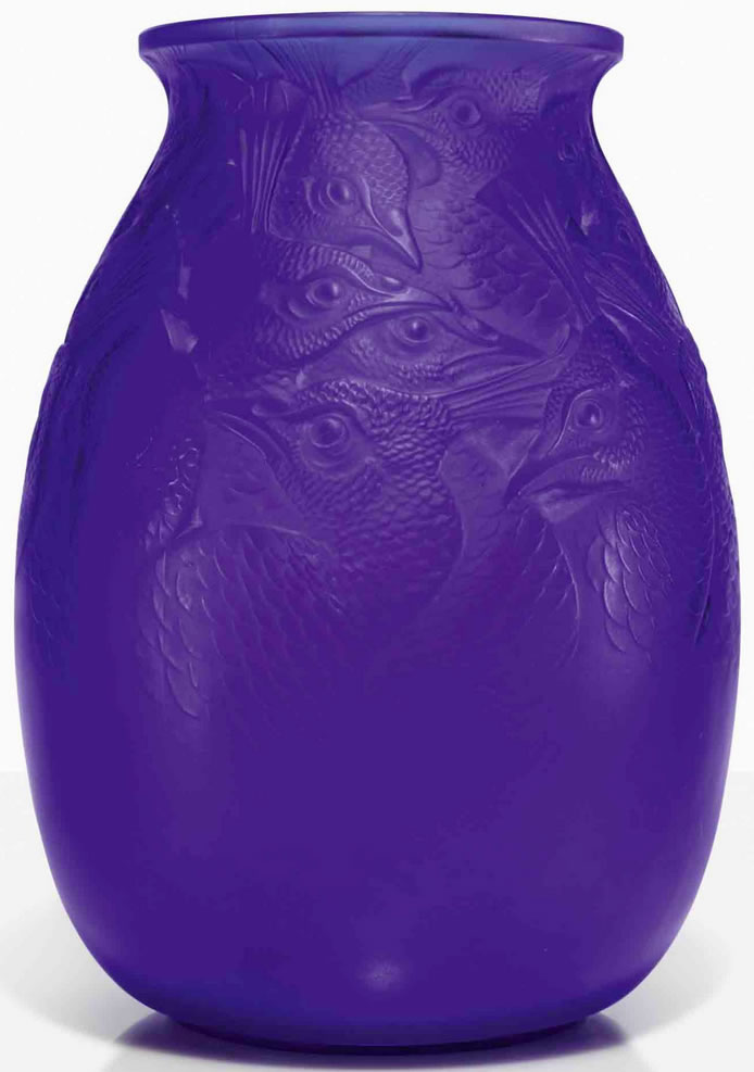 R. Lalique Borromee Vase
