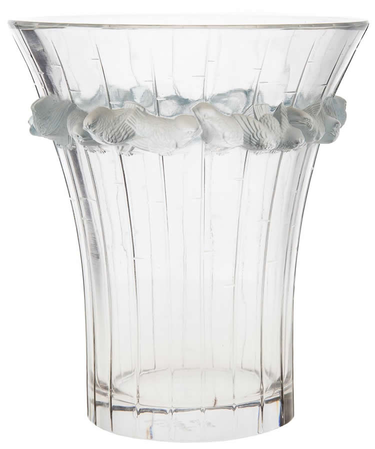 R. Lalique Boulouris Vase