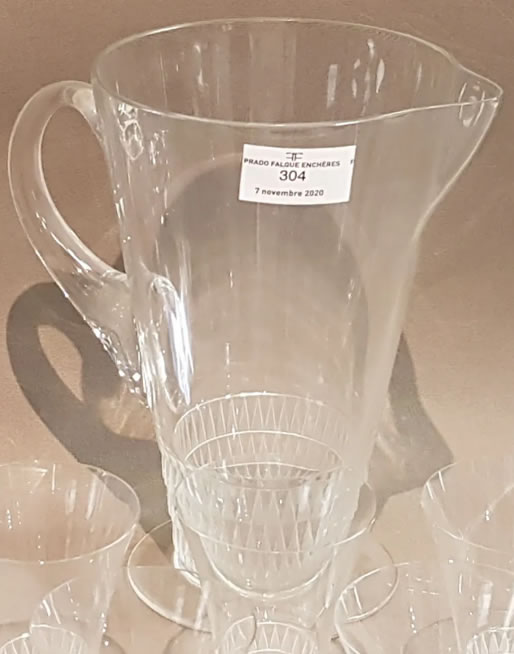 Rene Lalique Bourgueil Pitcher