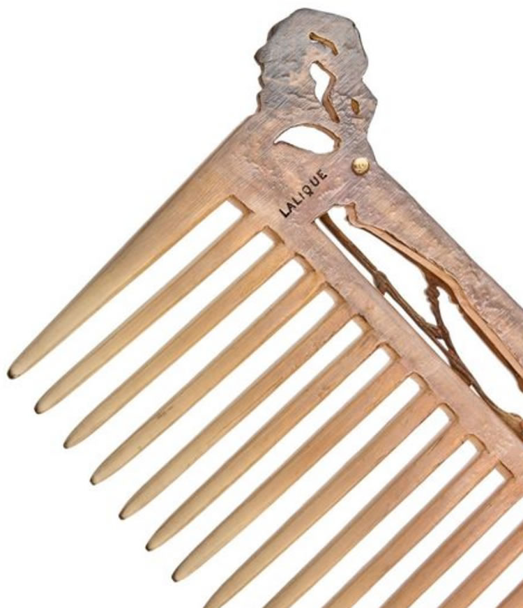 R. Lalique Branche de Saule Comb 3 of 3