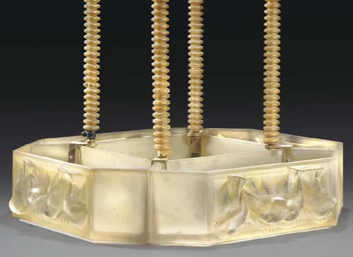 Rene Lalique Bruxelles Chandelier