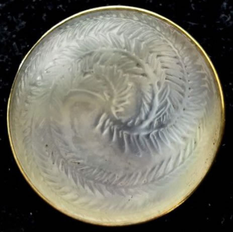 Rene Lalique Cabochon Acacias Brooch 