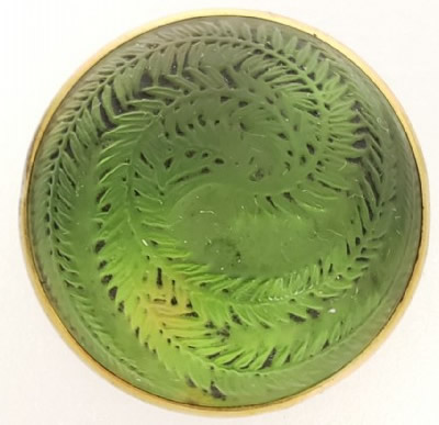 Rene Lalique Cabochon Acacias Brooch