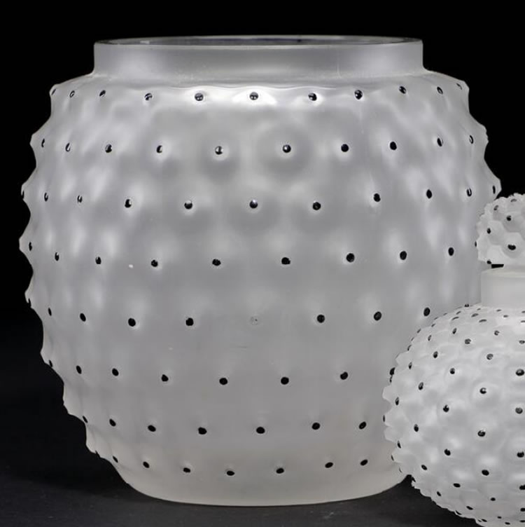 R. Lalique Cactus Vase