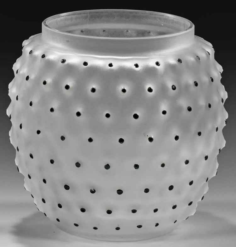 R. Lalique Cactus Vase