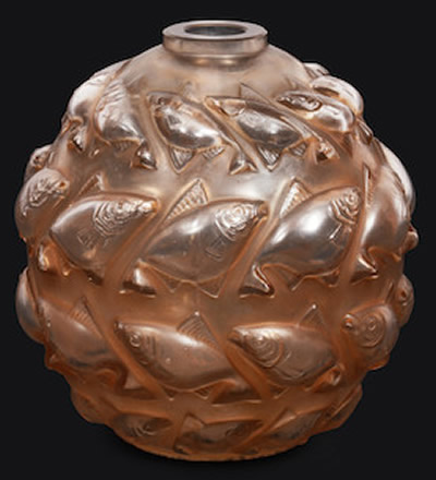 R. Lalique Camaret Vase