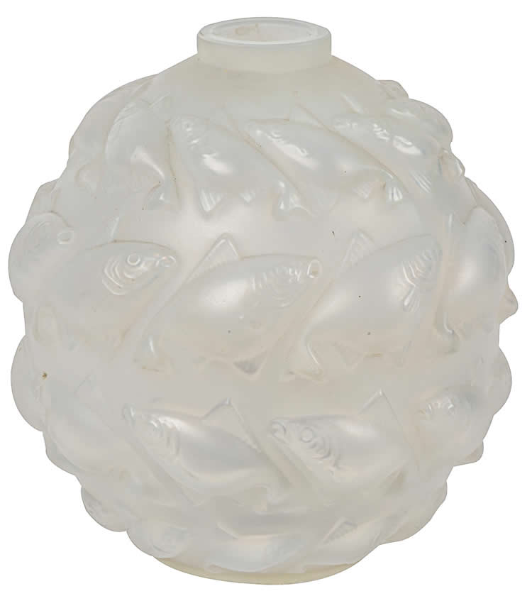 R. Lalique Camaret Vase