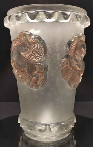 R. Lalique Camargue Vase