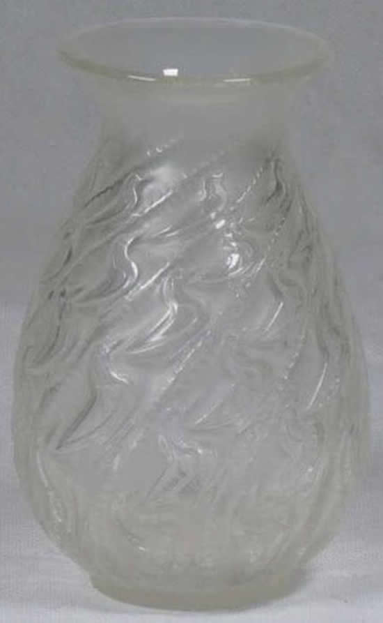 R. Lalique Canards Vase