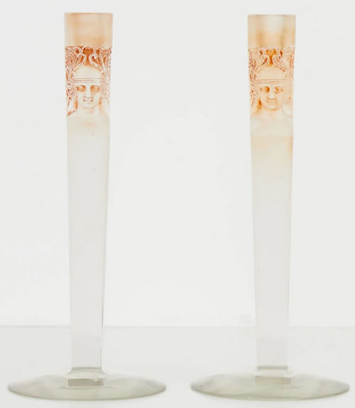 R. Lalique Cariatide Candleholder