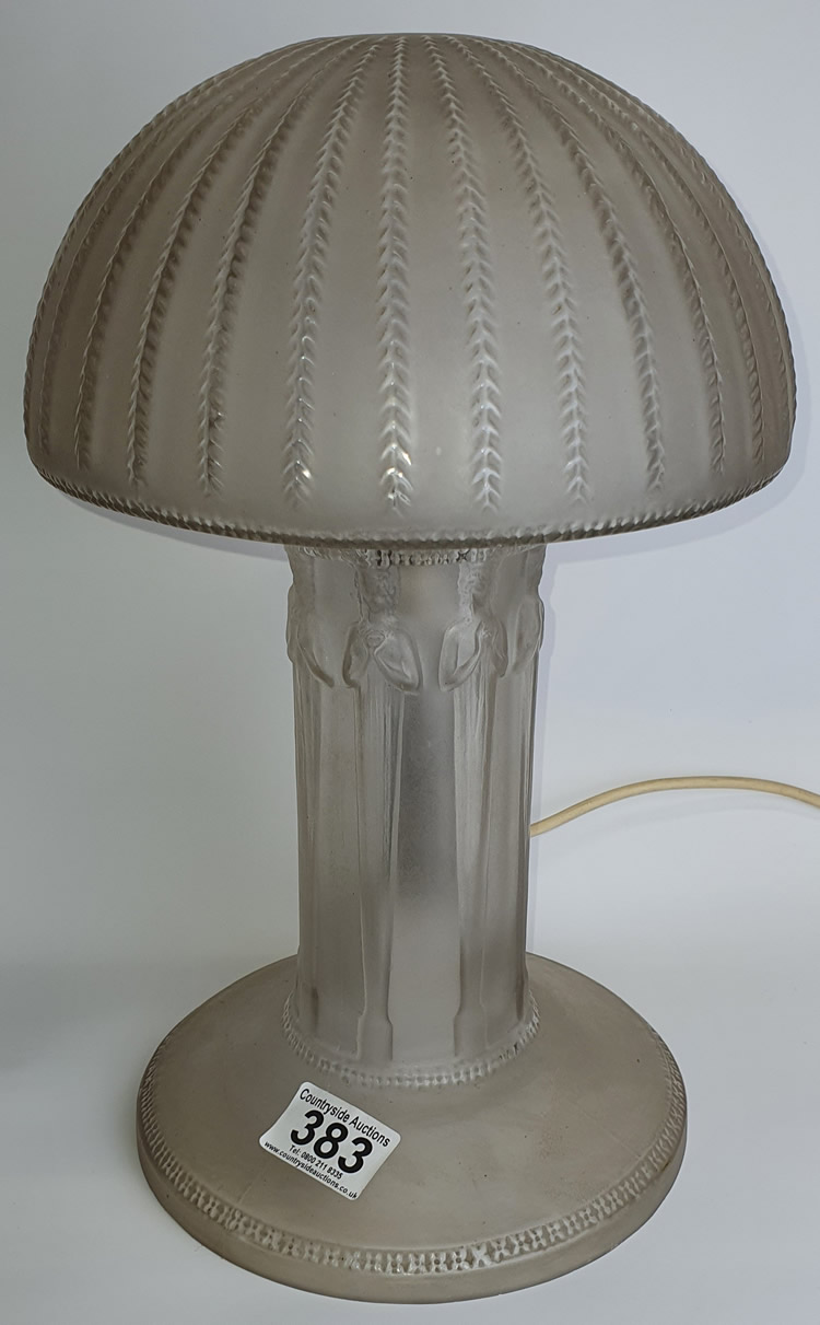 R. Lalique Cariatides Lamp