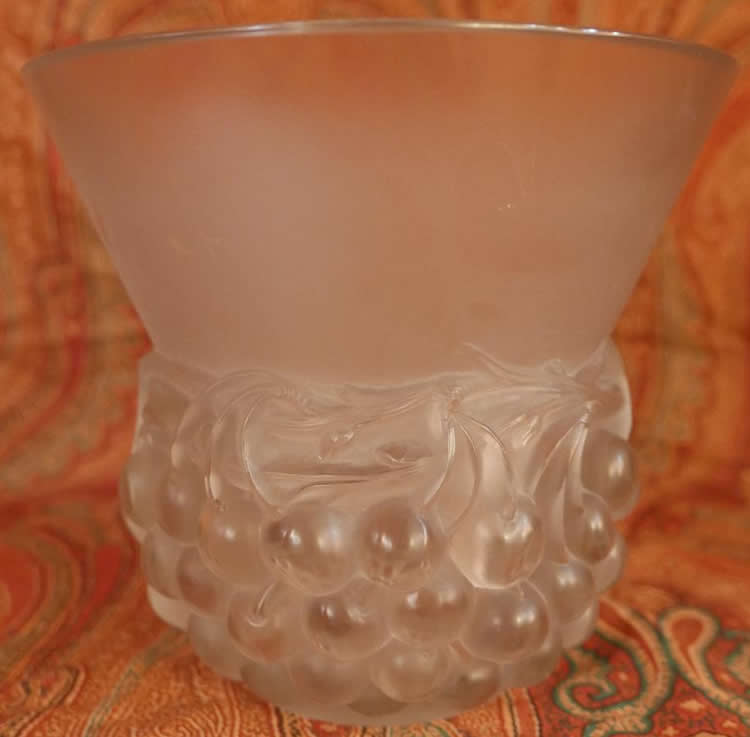 R. Lalique Cerises Vase