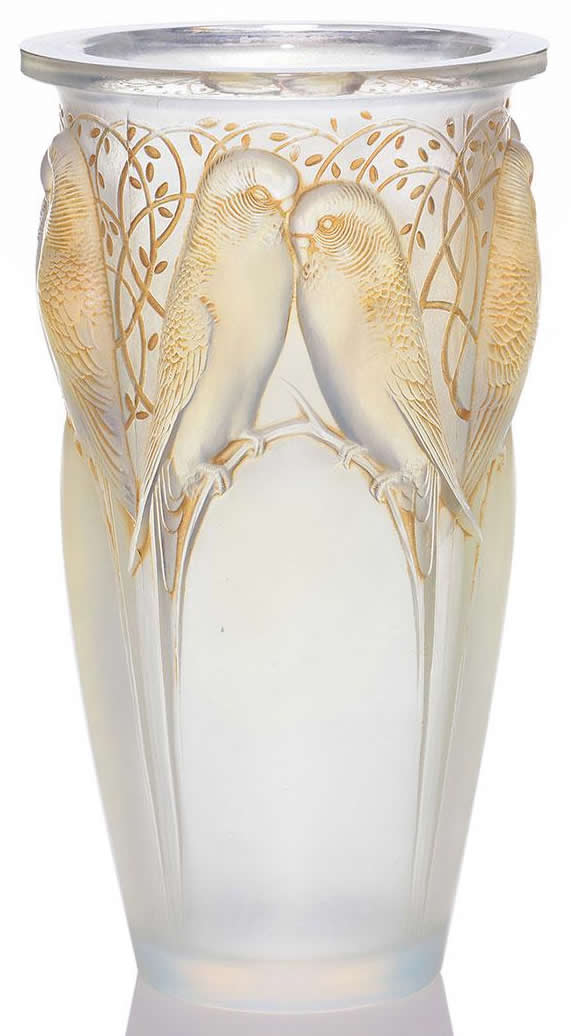R. Lalique Ceylan Vase