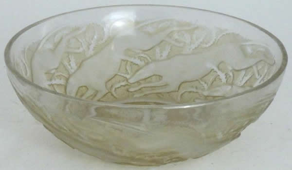 R. Lalique Chasse Chiens Coupe