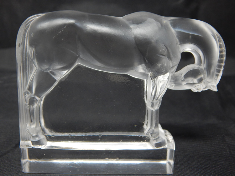 R. Lalique Cheval Paperweight